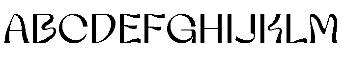 Nagoku Font UPPERCASE
