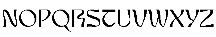 Nagoku Font UPPERCASE