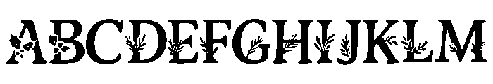 Nahan Font UPPERCASE