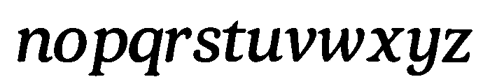 Nahan Font LOWERCASE