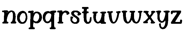 Nail Font LOWERCASE
