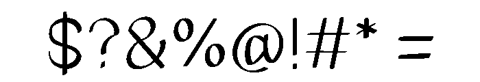 Nailadia Font OTHER CHARS