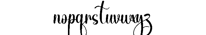 Nailart Font LOWERCASE