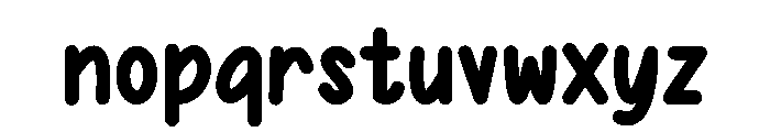 Nailatar Font LOWERCASE
