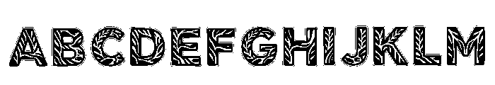 Naima Regular Font UPPERCASE