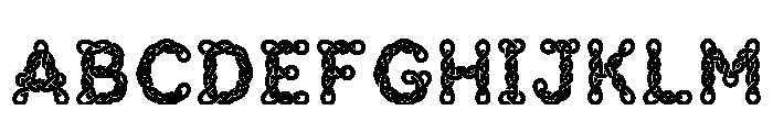 Nakos Regular Font UPPERCASE