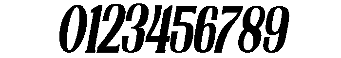 Nakumita Condensed Oblique Font OTHER CHARS