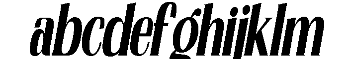 Nakumita Condensed Oblique FONT