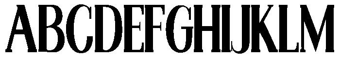 Nakumita-Condensed Font UPPERCASE