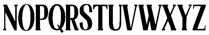 Nakumita-Condensed Font UPPERCASE