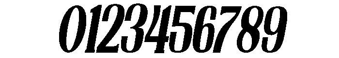 Nakumita-CondensedOblique Font OTHER CHARS