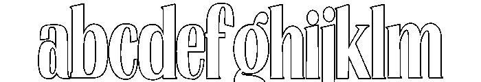 Nakumita-CondensedOutline FONT