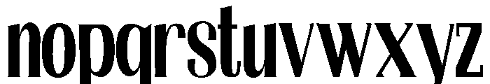 Nakumita-Condensed Font LOWERCASE