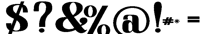 Nakumita-Expanded Font OTHER CHARS