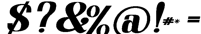 Nakumita-ExpandedOblique Font OTHER CHARS