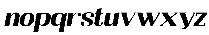 Nakumita-ExpandedOblique Font LOWERCASE