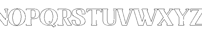 Nakumita-ExpandedOutline Font UPPERCASE
