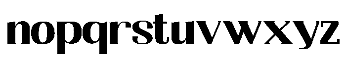 Nakumita-Expanded Font LOWERCASE