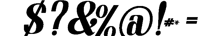 Nakumita-Oblique Font OTHER CHARS
