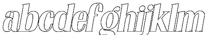 Nakumita-ObliqueOutline FONT