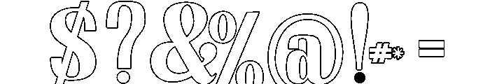 Nakumita-Outline Font OTHER CHARS