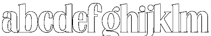 Nakumita-Outline FONT