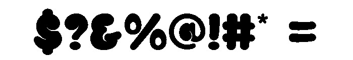 Nameko Regular Font OTHER CHARS