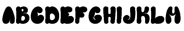 Nameko Regular Font UPPERCASE