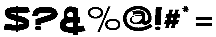 Nando-Bold Font OTHER CHARS