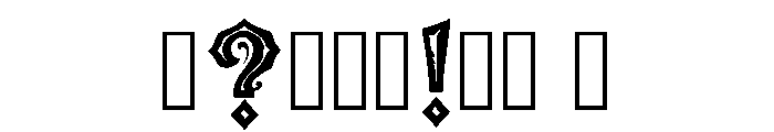 Nanly Regular Font OTHER CHARS