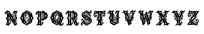 Nanly Regular Font UPPERCASE