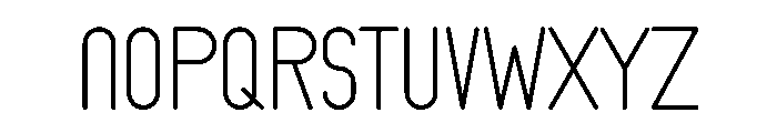 Nanonano Font UPPERCASE