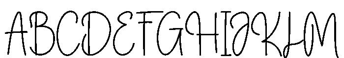 Nanoparticles Font UPPERCASE