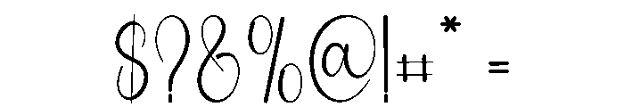 Napkins Font OTHER CHARS