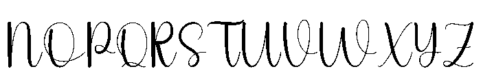 Napkins Font UPPERCASE