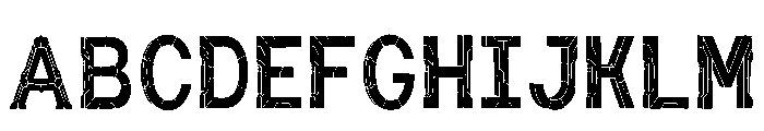 Napo Regular Font UPPERCASE