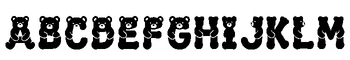 Nara Regular Font UPPERCASE