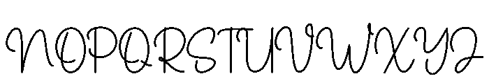 Narcist Font UPPERCASE