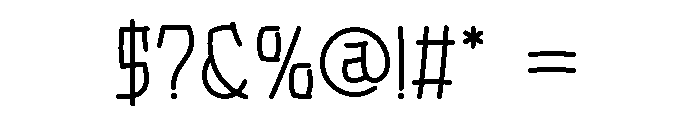 Narexo Regular Font OTHER CHARS