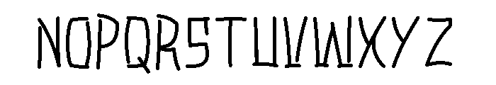 Narexo Regular Font UPPERCASE