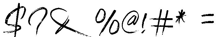 Narllsong-Regular Font OTHER CHARS