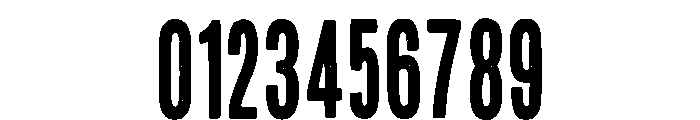 Narrow Regular Font OTHER CHARS