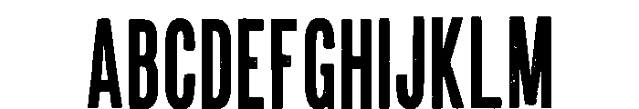 Narrow Regular FONT