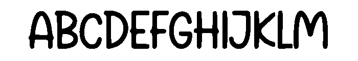 Narrow Tall Cartoon Font UPPERCASE