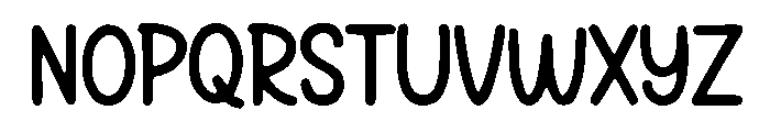 Narrow Tall Cartoon Font UPPERCASE