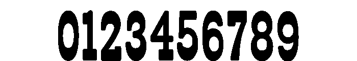 Narrow Vintage Regular Font OTHER CHARS