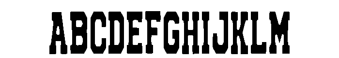 Narrow Western Regular FONT