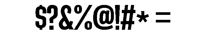 Narrow Font OTHER CHARS
