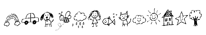 Naruko Doodles Font UPPERCASE