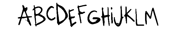 Naruko Rough Font UPPERCASE